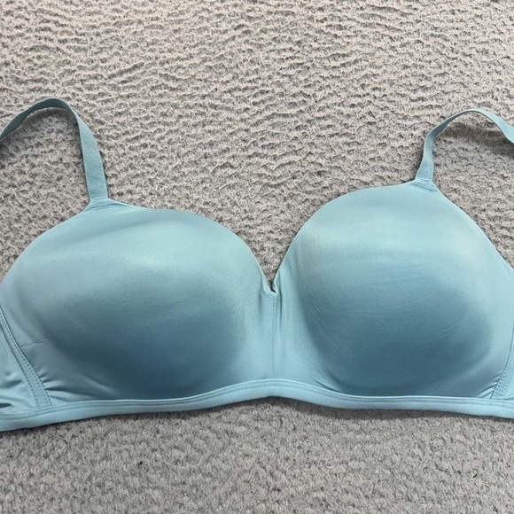 Kindly Yours Bra 38D Bralette  T-Shirt Wireless Blue - Picture 1 of 9